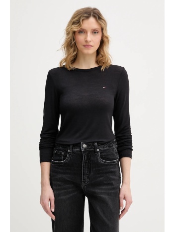 πουκάμισο μακρυμάνικο με μείγμα κασμίρ tommy hilfiger 86%