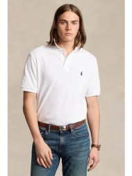βαμβακερό μπλουζάκι πόλο polo ralph lauren basic mesh 100% βαμβάκι