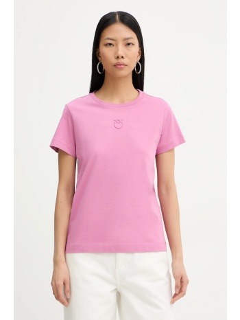 βαμβακερό μπλουζάκι pinko 100% βαμβάκι