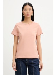 βαμβακερό μπλουζάκι pinko 100% βαμβάκι