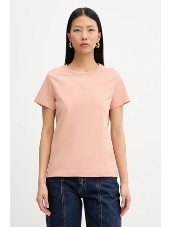 βαμβακερό μπλουζάκι pinko 100% βαμβάκι