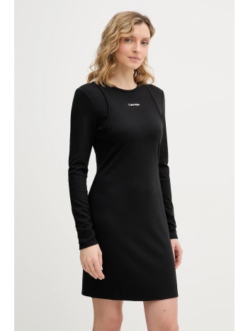φόρεμα calvin klein jeans 70% βισκόζη, 26% νάιλον, 4%