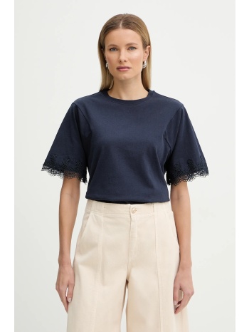 βαμβακερό μπλουζάκι twinset κύριο υλικό 100%