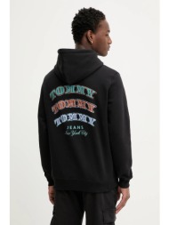 βαμβακερή μπλούζα tommy jeans 100% βαμβάκι