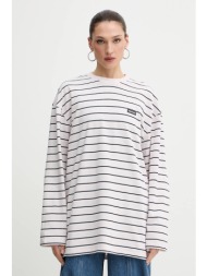 βαμβακερή μπλούζα με μακριά μανίκια rotate 100% οργανικό βαμβάκι