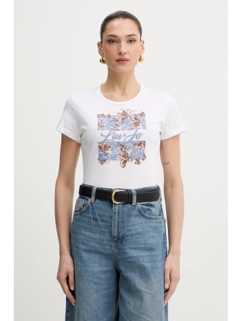 βαμβακερό μπλουζάκι liu jo 100% βαμβάκι