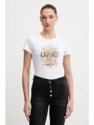 βαμβακερό μπλουζάκι liu jo 100% βαμβάκι