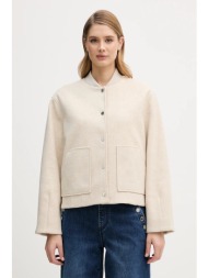 μπουφάν oui κολάρο: 100% πολυεστέρας
κύριο υλικό: 90% πολυεστέρας, 10% βισκόζη
φόδρα: 100% πολυεστέρ