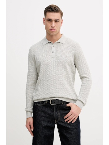 πουλόβερ με προσθήκη μαλλιού barbour smeaton 55% μαλλί, 45%