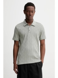 βαμβακερό μπλουζάκι πόλο calvin klein 100% βαμβάκι