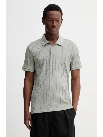 βαμβακερό μπλουζάκι πόλο calvin klein 100% βαμβάκι