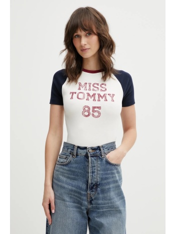 μπλουζάκι tommy jeans 98% βαμβάκι, 2% ελαστάν