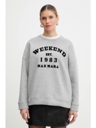 βαμβακερή μπλούζα weekend max mara gommoso 100% βαμβάκι
