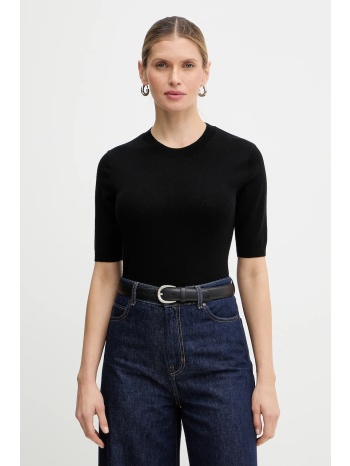 μάλλινο μπλουζάκι weekend max mara marea 80% μαλλί, 20%