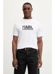 βαμβακερό μπλουζάκι karl lagerfeld 100% βαμβάκι