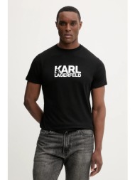 βαμβακερό μπλουζάκι karl lagerfeld 100% βαμβάκι