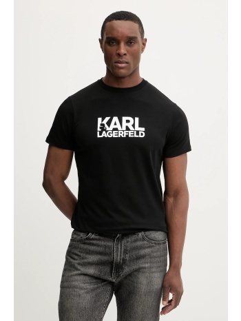 βαμβακερό μπλουζάκι karl lagerfeld 100% βαμβάκι