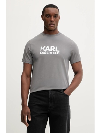 βαμβακερό μπλουζάκι karl lagerfeld 100% βαμβάκι