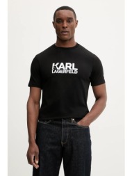 βαμβακερό μπλουζάκι karl lagerfeld 100% βαμβάκι