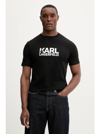 βαμβακερό μπλουζάκι karl lagerfeld 100% βαμβάκι