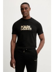 βαμβακερό μπλουζάκι karl lagerfeld 100% βαμβάκι