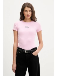 μπλουζάκι guess jeans πάνω μέρος: 98% βαμβάκι, 2% ελαστάν