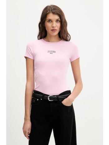 μπλουζάκι guess jeans πάνω μέρος 98% βαμβάκι, 2% ελαστάν