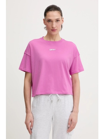 βαμβακερό μπλουζάκι dkny 100% βαμβάκι