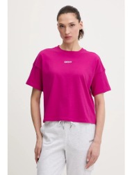 βαμβακερό μπλουζάκι dkny 100% βαμβάκι