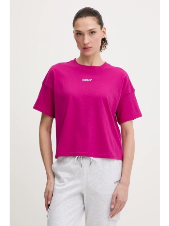 βαμβακερό μπλουζάκι dkny 100% βαμβάκι