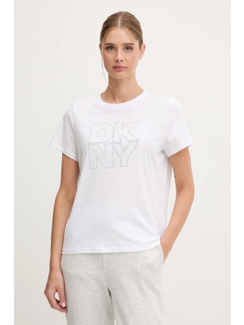 βαμβακερό μπλουζάκι dkny 100% βαμβάκι