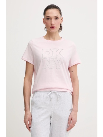 βαμβακερό μπλουζάκι dkny 100% βαμβάκι