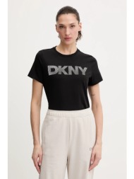βαμβακερό μπλουζάκι dkny 100% βαμβάκι