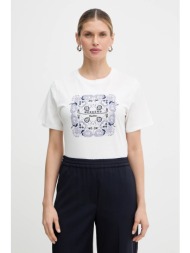 βαμβακερό μπλουζάκι weekend max mara west 100% βαμβάκι