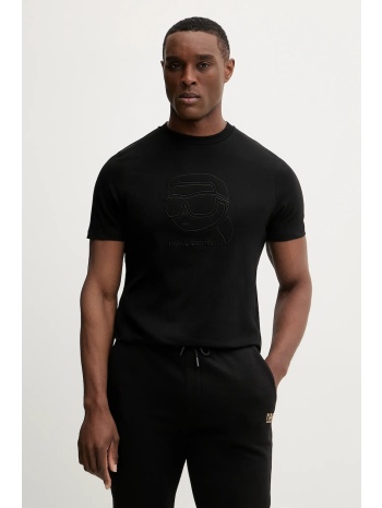 βαμβακερό μπλουζάκι karl lagerfeld 100% βαμβάκι