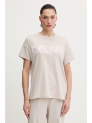 βαμβακερό μπλουζάκι dkny 100% βαμβάκι
