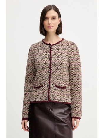 ζακέτα με προσθήκη μαλλιού hoss intropia 50% μαλλί, 50%