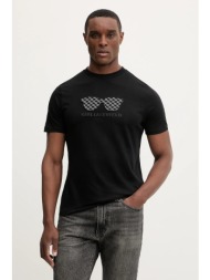 βαμβακερό μπλουζάκι karl lagerfeld 100% βαμβάκι