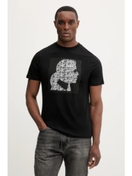 βαμβακερό μπλουζάκι karl lagerfeld 100% βαμβάκι