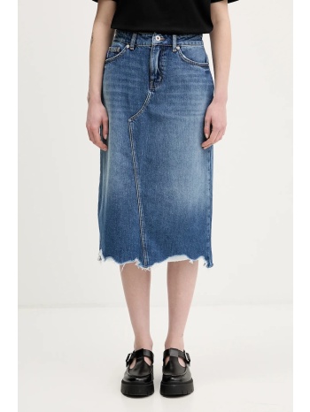 τζιν φούστα hugo blue gadele_b κύριο υλικό 100%