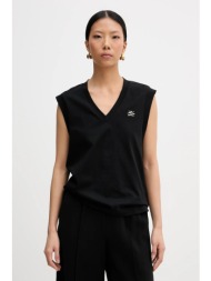 βαμβακερό τοπ karl lagerfeld 100% οργανικό βαμβάκι