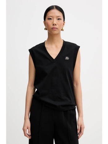 βαμβακερό τοπ karl lagerfeld 100% οργανικό βαμβάκι