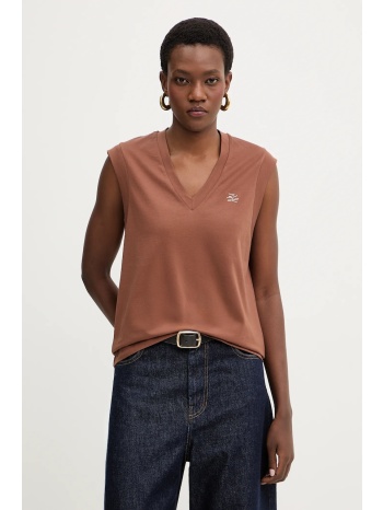 βαμβακερό τοπ karl lagerfeld 100% οργανικό βαμβάκι