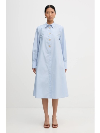 βαμβακερό φόρεμα karl lagerfeld 100% οργανικό βαμβάκι