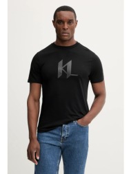βαμβακερό μπλουζάκι karl lagerfeld 100% βαμβάκι