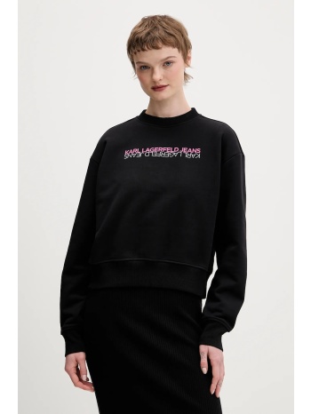 βαμβακερή μπλούζα karl lagerfeld jeans 100% βαμβάκι