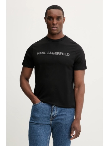 βαμβακερό μπλουζάκι karl lagerfeld 100% βαμβάκι