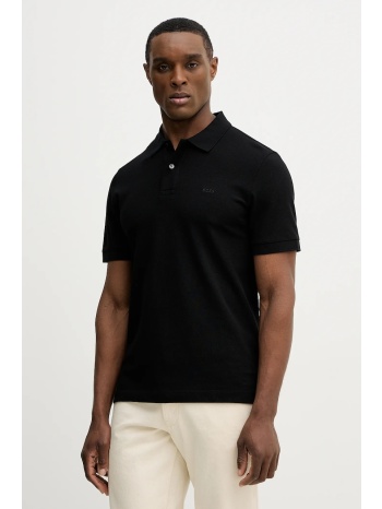 βαμβακερό μπλουζάκι πόλο boss pallas 100% βαμβάκι