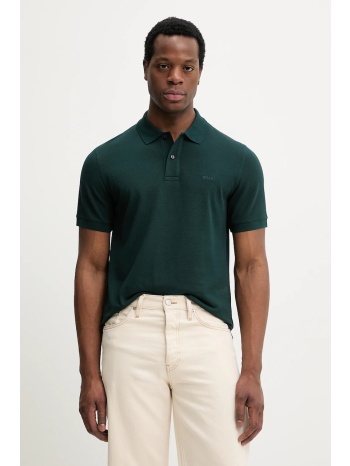 βαμβακερό μπλουζάκι πόλο boss pallas 100% βαμβάκι