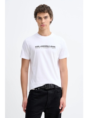 βαμβακερό μπλουζάκι karl lagerfeld jeans 100% βαμβάκι